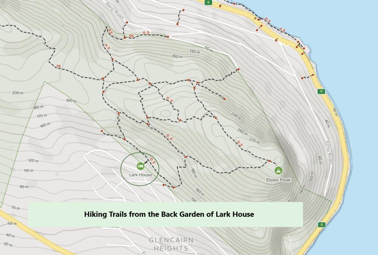 Lark House, Peaceful Mountain Home With Ocean Views And Power Backup Cape Town Bagian luar foto